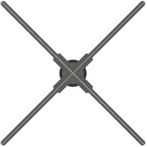 3D WiFi Hologram Projector Holografische Afbeelding Fan LED Reclamemachine Levendige beelden(H100)