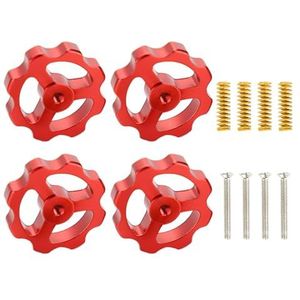 4Pcs 3D Printer Onderdelen Broeinest Lente Leveling Kit Schroeven Moeren Hand Leveling Set