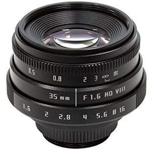 Arducam 35mm F1.6 spiegelloze C-Mount Lens voor Raspberry Pi HQ Camera, met C-CS Adapter
