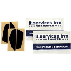 2 x sets Glides/muisglijders/muisvoeten geschikt voor Logitech G600 / G600S / G600 MMO, incl. 2 reinigingspads