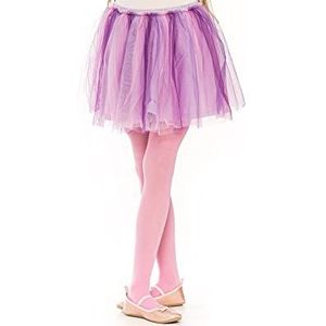 OVISSA Balletmaillot voor Meisjes, Schoolmaillot voor Kinderen, Sterke Voet, Zachte Balletmaillot, Geschikt voor Schooluniform, Dansen en Sport, 50 Denier, Met Microvezel, 3-12 Jaar