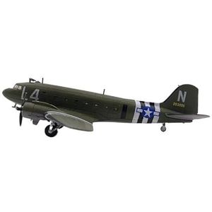 Schaalmodel Vliegtuig Schaal 1:100 Voor Douglas C47 Lightrailtransportvliegtuig Uit De Tweede Wereldoorlog, Gegoten Metalen Vliegtuigmodel Vliegtuig Collectie (Color : L4)