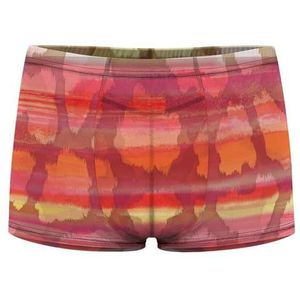 Animal Texture Heren Boxer Slips Sexy Shorts Mesh Boxers Ondergoed Ademend Onderbroek Thong