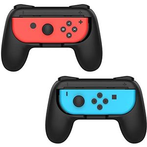 MoKo Controller for Switch/Switch OLED Model (2021) Joystick Grip, [2-Pack] Profile-modeling Controller Handle Kit for Switch/Switch OLED Model (2021) Joystick (Black)
