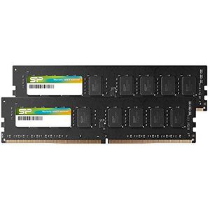 SP Silicon Power 32 GB (2 x 16 GB)-DDR4-2666 MHz 288 pin CL19 1,2 V niet-ECC onbuffered-UDIMM desktopgeheugen, compatibel met Intel Skylake-X platforms/Kaby Lake-X CPU Series moederborden