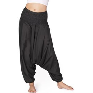 PANASIAM Aladdin-broek effen Donker grijs L
