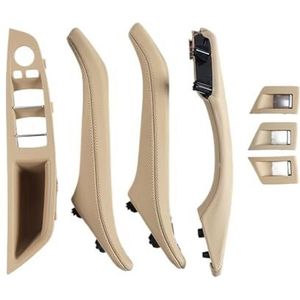 Auto interieurdeurgrepen Voor BMW 5 Serie F10 F11 520i 523i 525i 528i 535i LHD RHD Handgestuurde Binnendeurgreep(LHD-beige)