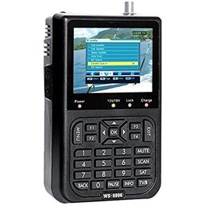 Satellietzoekers WS6906 3.5in Lcd-scherm Data Digitale Satelliet Signaalzoeker Meter Signaal Generator Als Een Standaard Ontvanger Naar Tv Set LCD-scherm met meter met satellietdetectie
