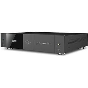 Dune HD Ultra Vision 4K | Dolby Vision | HDR 10+ | ULTRA HD | Media Player | Mediaspeler en Android TV Box | RTD1619 RD | ES9038PRO DAC, 2x HDD en rack, WiFi, BT, 4GB / 32GB, MKV, H.265, 4Kp60