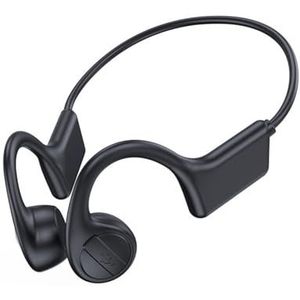 Open-oor Bluetooth Bone Conduction Sportkoptelefoon - Zweetbestendige Draadloze Koptelefoon Voor Workouts En Hardlopen Met Premium Diepe Basis - Ingebouwde Microfoon, IPX6 Waterdicht Beoordeeld(Color: