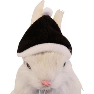 Huisdier Pluche Hoed Cavia Kleine Kostuum Hamster Zacht voor Kooi Mooie Foto Prop Kerstmis
