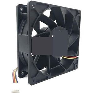 Speed ​​Fan 12038 Koelventilator D12BM-12D 12V 2.3A, 6000RPM, 4-pins PWM-connector voor Antminer Bitmain S7 S9