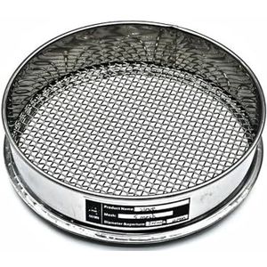 Testzeven Labzeven, Testzeef Sojabonen Rijstkorrel Sesammeel 304 SS Gaas Chroom Frame 150mm Mesh 4-10(10 mesh)