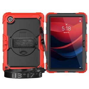 Tablet PC-hoes Compatibel met Lenovo Tab M11 TB-330FU/Lenovo Xiaoxin Pad 2024 TB-331FC Heavy Duty schokbestendige TPU-hoes, beschermhoes W schermbeschermer 380 draaibare standaard + handriem + schoude