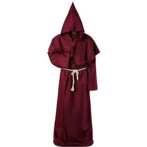 Leonardo Carbone® Piratenshirt Artur met kraag - middeleeuwse kleding, middeleeuws hemd heren, LARP-kleding, festivaloutfit heren, piratenkostuum, vrijetijdshemden lange mouwen, naturel, S