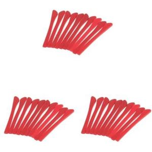 3 Set van Pack van 10x Siliconen Brillen End Tips Oor Sok Tubes Vervangingen Rood