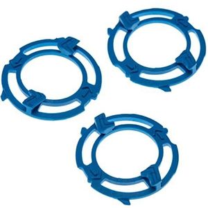 vhbw Scheerhoofdhouder compatibel met Philips S5270, S5271, S5290, S5310, S5320, S5330, S5340, S5355, S5360 scheerapparaat, blauw, 3 stuks