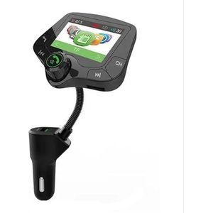 Tuimelder Handsfree 2 Inch QC3.0 Dual USB Fast Car Charger Modulator FM Auto Radio MP3 Player FM Transmitter Bluetooth Draadloze