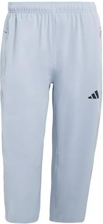 adidas Hombre WORKOUT ESSENTIALS FLEX WOVEN 3/4 PANT, halo silver, 3XL