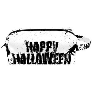 draagbare reizen make-up tas voor vrouwen cosmetische case organizer met handvat toiletartikelen sieraden borstels zakje halloween eng nacht zwart, Multi kleuren 8, 8.2x3.1x3.5 in/21x8x9 cm, Make-Up zakje