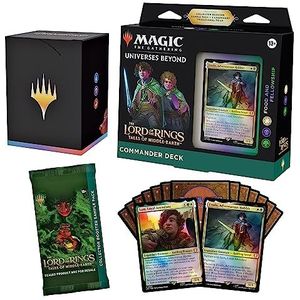 Magic The Gathering D15430000 The Lord of the Rings Tales of Middle-earth Commander Deck 2 + Collector Booster Sample Pack Meerkleurig