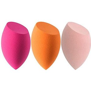 Make-up sponzen set voor droog en nat gebruik - Foundation Blending Spons voor Concealer Blush Poeder, Multi-color Blender Sponzen (4 stuks - Veelkleurig A) (3 stuks - Veelkleurig A)