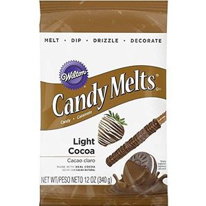 Candy Melts Flavored 12oz-Light Cocoa, Chocolate