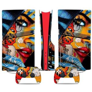 Voor PS5 PRO Skin Digital Edition Console En Controller Vinyl Cover Skins Wraps Krasbestendig, Compatibel Met Voor PS5 Digital Edition Pro 72887 Geen Schuimvorming Bubbelvrij