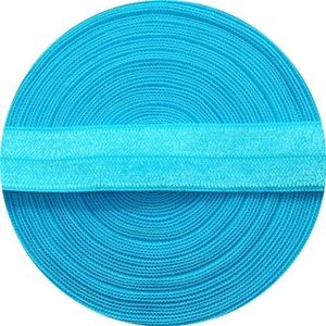 10/15/20/25mm elastisch lint veelkleurige vouw over spandex elastische band voor het naaien van kanten rand tailleband kledingaccessoire-hemelsblauw-25mm-2yar