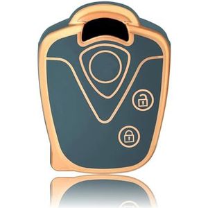 Autosleutel beschermhoes Tpu Keycase 2 Knoppen Afstandsbediening Protector Cover Sleutelhanger Houder Auto Accessoire Voor Proton Voor Wira 415 416 Voor Persona Sleutel Shell(5)