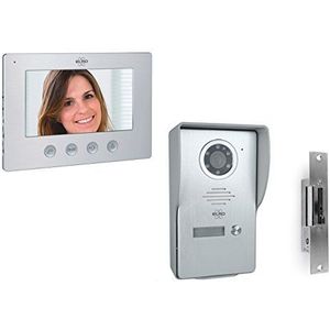 ELRO Video deurintercom met 7 inch binnenmonitor en deuropener, 4-draads buitenplaats met camera
