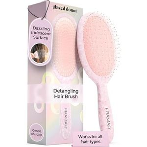 FRAMAR - Detangling Brush - Chocolade - Haarborstel