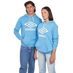 Umbro Capuchontrui heren logo 65835U LBY blauw, maat S