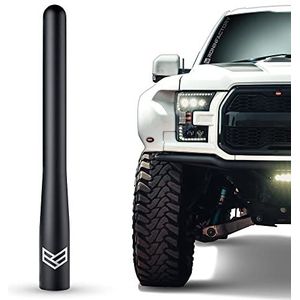 RONIN FACTORY Antenne voor Ford F150 F250 F350 Super Duty, Bronco, Raptor en Dodge RAM Truck korte antenne - diefstalbeveiliging ontwerp - lengte 10,2 cm