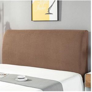 Bedhoofdbordhoes, Hoofdbordhoes Multicolor 120-220cm(Khaki,Width 200cm)