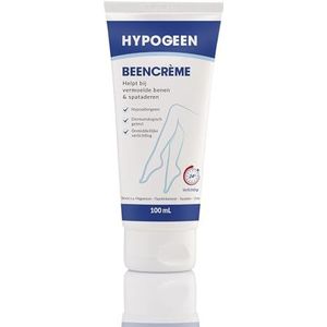Hypogeen Beencrème - hypoallergeen - voor droge & gevoelige benen - helpt bij onrustige aanvallen van benen - met squalaan - hydraterende beencrème met ureum - PH neutraal - pot 200ml