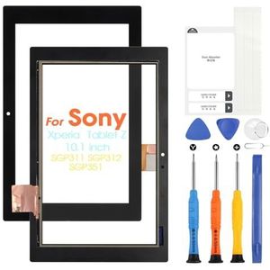 10,1 inch voor Sony Xperia Tablet Z touchscreen voor Sony Tablet Z SGP311 SGP312 SGP351 touchscreen glas met reparatieset (zwart, geen LCD-display)