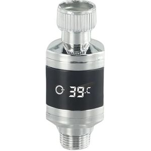 Douchetemperatuurmeter, Douchewaterthermometer Met LED-display For Huishoudelijk Gebruik, Compatibel 1/2 Inch Buizen En Handbediende Koppen Voor thuis en in bad