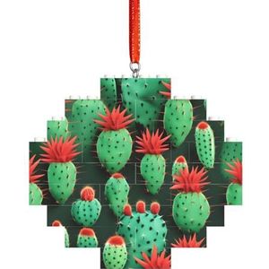 Veel kleine cactus kunst fascinerende diamanten bouwstenen puzzel-boeiende, stressverlichtende leuke puzzelervaring