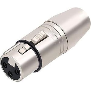 1 Stuk XLR 3 Pin Vrouwelijke Jack naar 3,5 mm 1/8 inch TRS Mini Vrouwelijke Stereo Microfoon Audio Adapter Converter Plug (Kleur: D1032F)