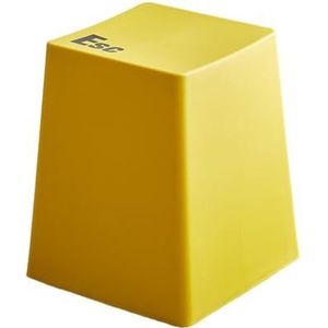 Zitkruk Toetsenbordkruk Woonkamer Eenvoudige kleine kruk Effen kleur Balkon Vrijetijdsstoel Contrasterende kleur Vrijetijdsstoel Schoenenwisselkrukje (Color : Yellow, Size : F)