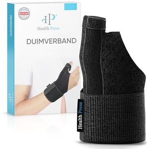 Health Press - Duimbrace - Ademend - Universeel Rechts/Links - Medisch Gecertificeerde Duimorthese