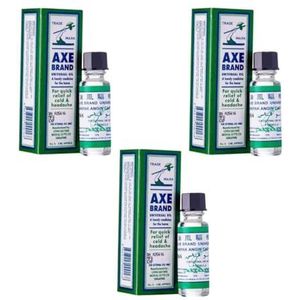3 x Massageolie 3 ml - Sport, spieren, krampen, gewrichten - Natuurlijke etherische olie kamfer (kamfer) Cap Kapak