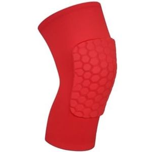 Knieondersteuning, Een Paar Kniebeschermers For Voetbal, Hardlopen Met Compressiekniebeschermers En Beenbeugels Kniebandages(Rot,Large)