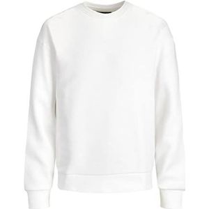 Jack & Jones Jjeholmen Sweat Crew Neck Noos Herentrui 12136886, wit (White/Reg Fit), XS