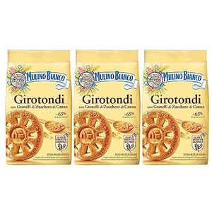 MULINO BIANCO Girotondi - Kruimelkoekjes met suiker 350g x 3 pakketten