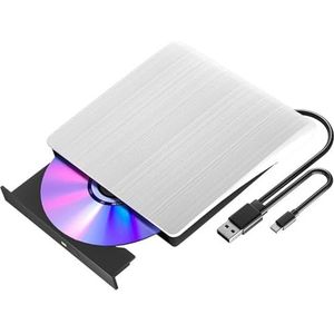 Externe dvd-drive USB 3.0 C cd-brander CD/DVD +/-RW optische drives Slanke draagbare dvd-cd-rom-lezer en -schrijver for pc laptop