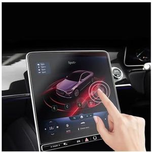 Displaybeschermfolie Voor S-KLASSE W223 2021 12,8 Inch Auto Navigatie GPS Navi Film Screenprotector Gehard Glas(Gps and instrument)