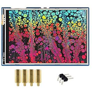 for Raspberry Pi Pico Display 3.5inch Touch Display Module 480×320 Pixels 65K Colors LCD IPS Screen with Resistive Touch Controller XPT2046, ILI9488 Driver, Using SPI Bus