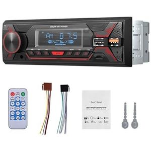 1 Din Auto MP3 Speler Radio Autoradio Bluetooth FM TF AUX Kleuren Multimedia Stereo for Voertuig